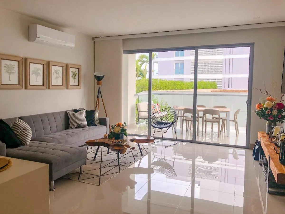 アパート Apartamento Con Playa Privada Morros Eco Cartagenaアパートメント コロンビア