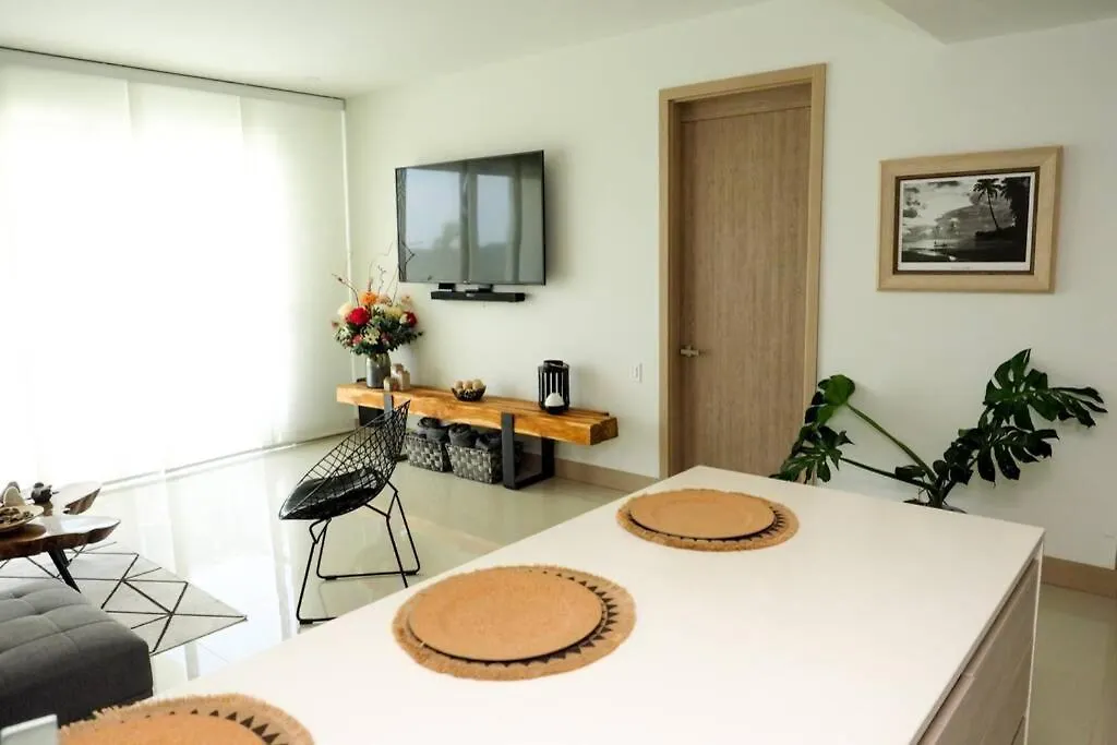 Apartamento Con Playa Privada Morros Eco Cartagena Apartment